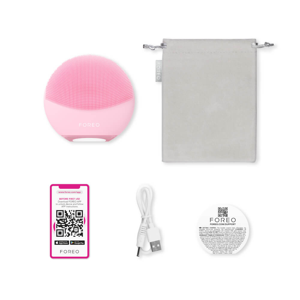 เครื่องล้างหน้า FOREO ลูน่า 4 มินิ Pearl Pink